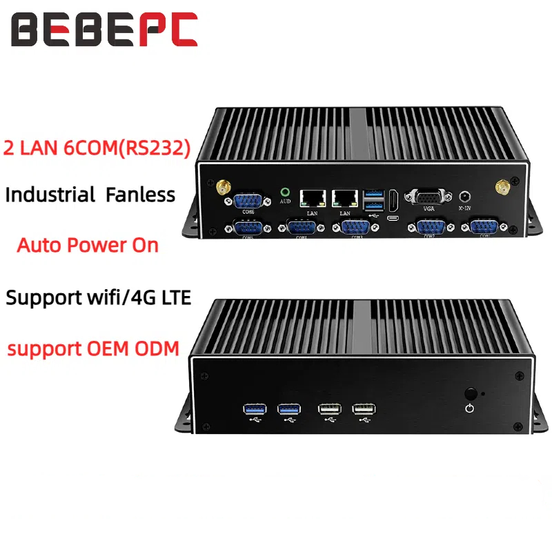 Fanless Industrial Pc Rs485 Core I7 - BEBEPC Mini Công Nghiệp Máy Tính