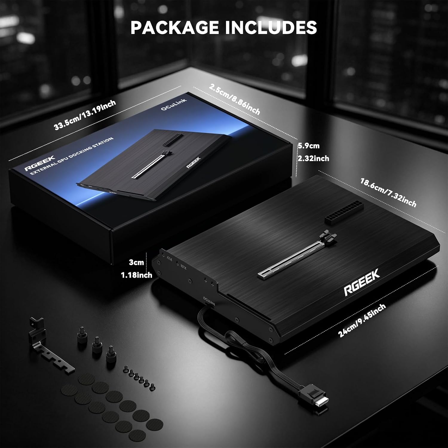 OCuLink eGPU Dock PCIe 5.0 x4  - đánh giá và giá Oculink Egpu Mini Pc
